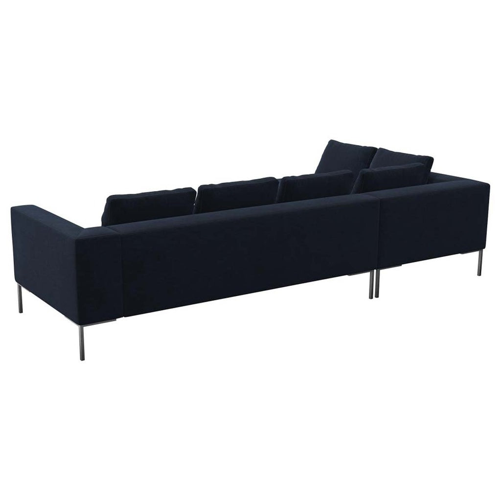 Ecksofa LOANO in Stoff Super Velvet