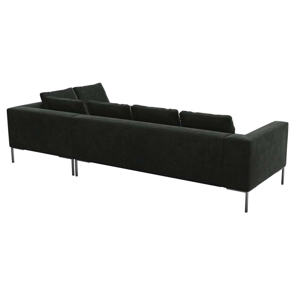 Ecksofa LOANO in Stoff Super Velvet