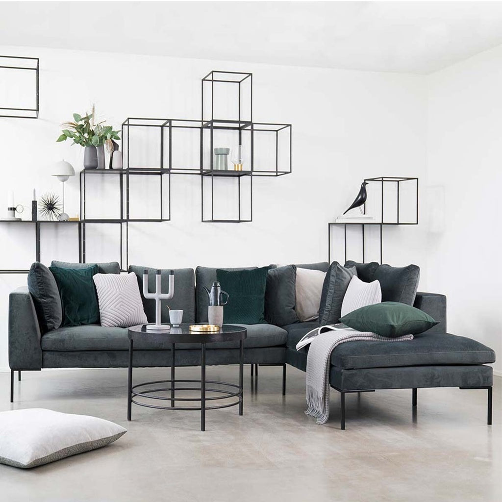 Ecksofa LOANO in Stoff Super Velvet