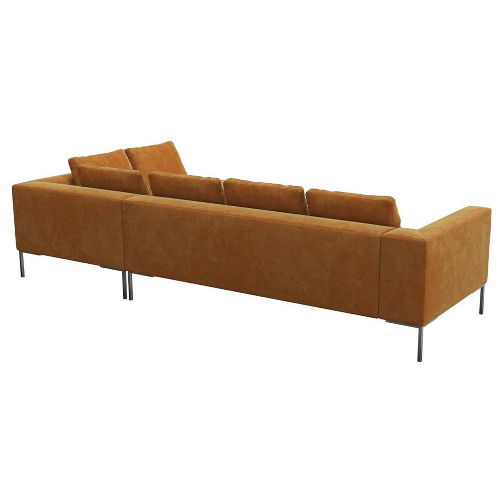 Ecksofa LOANO in Stoff Super Velvet