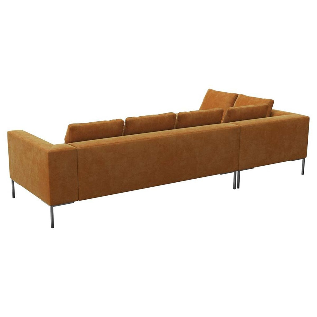Ecksofa LOANO in Stoff Super Velvet