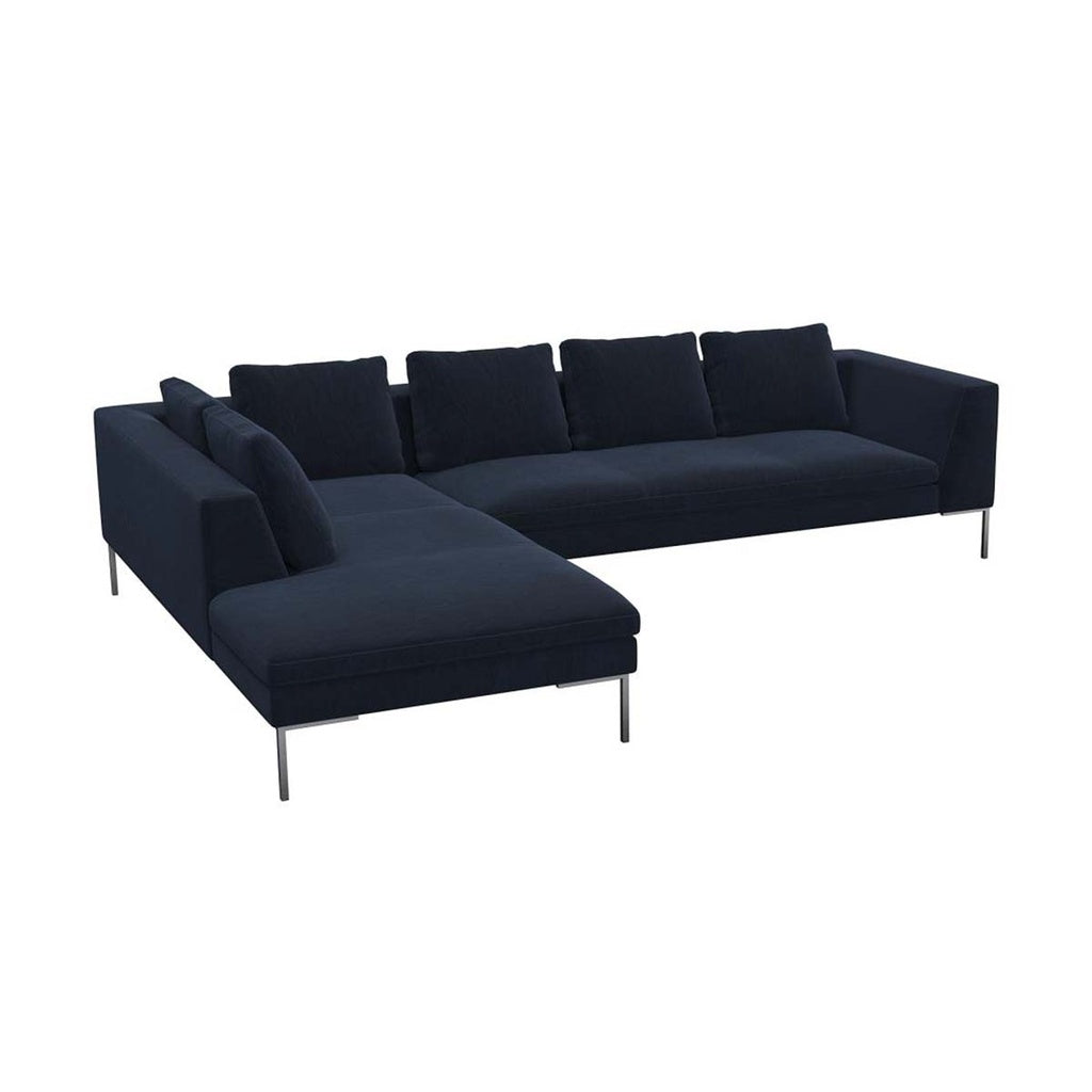 Ecksofa LOANO in Stoff Super Velvet