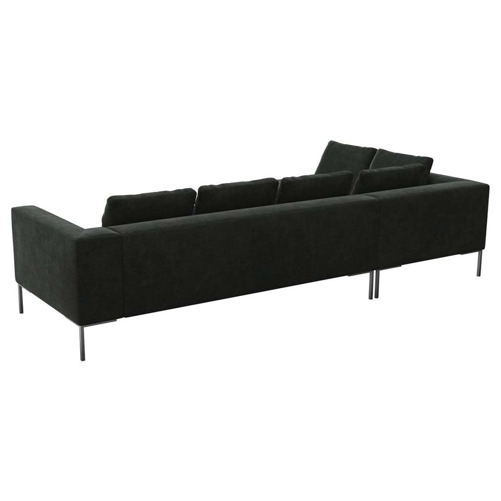 Ecksofa LOANO in Stoff Super Velvet