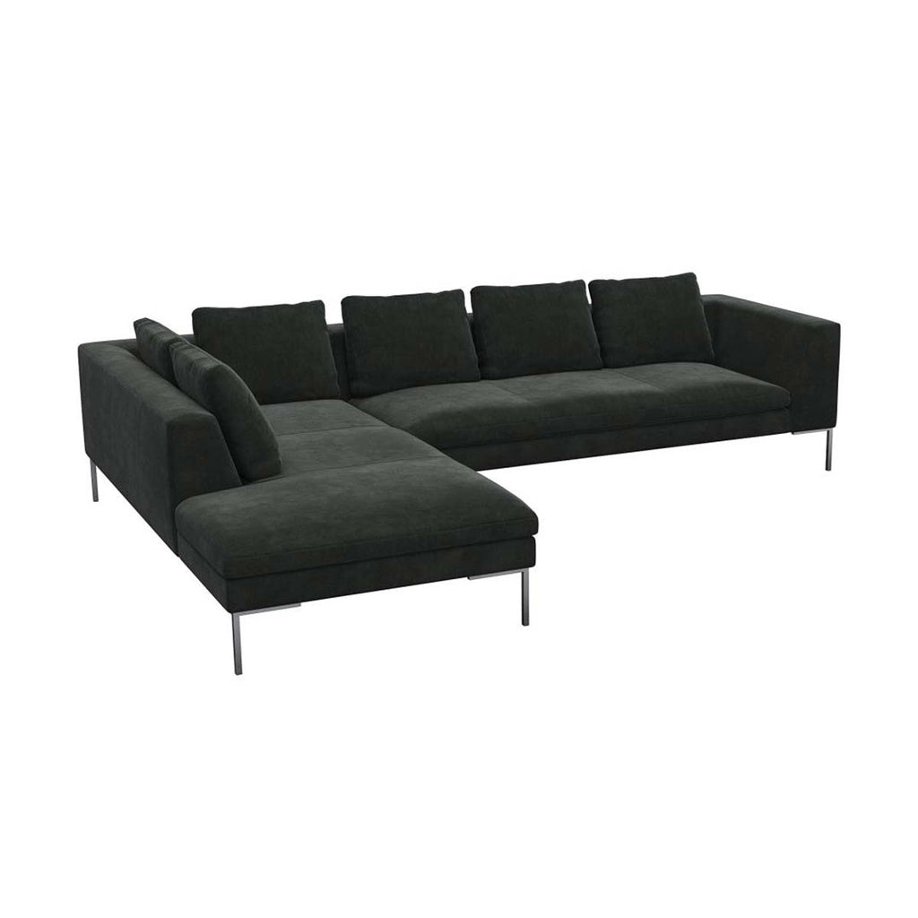 Ecksofa LOANO in Stoff Super Velvet