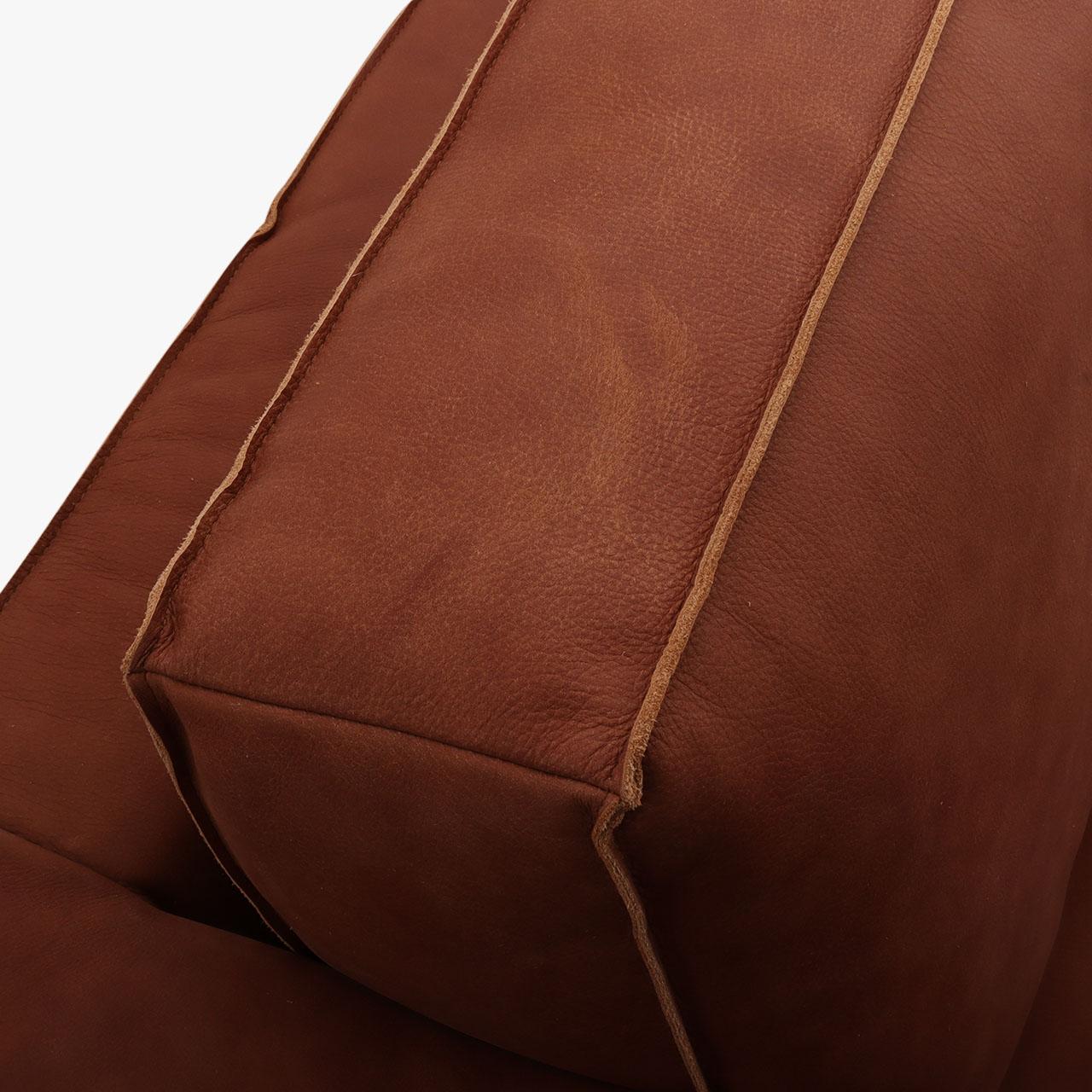Ecksofa Lounge BEN in Leder Africa cognac - Ecksofa Leder