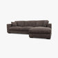 Ecksofa Lounge BEN in Leder Congo lava - Ecksofa Leder