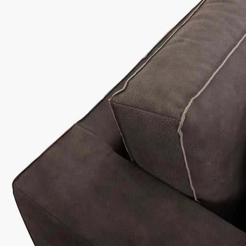 Bild 1 in Galerieansicht laden. Ecksofa Lounge BEN in Leder Congo lava - Ecksofa Leder