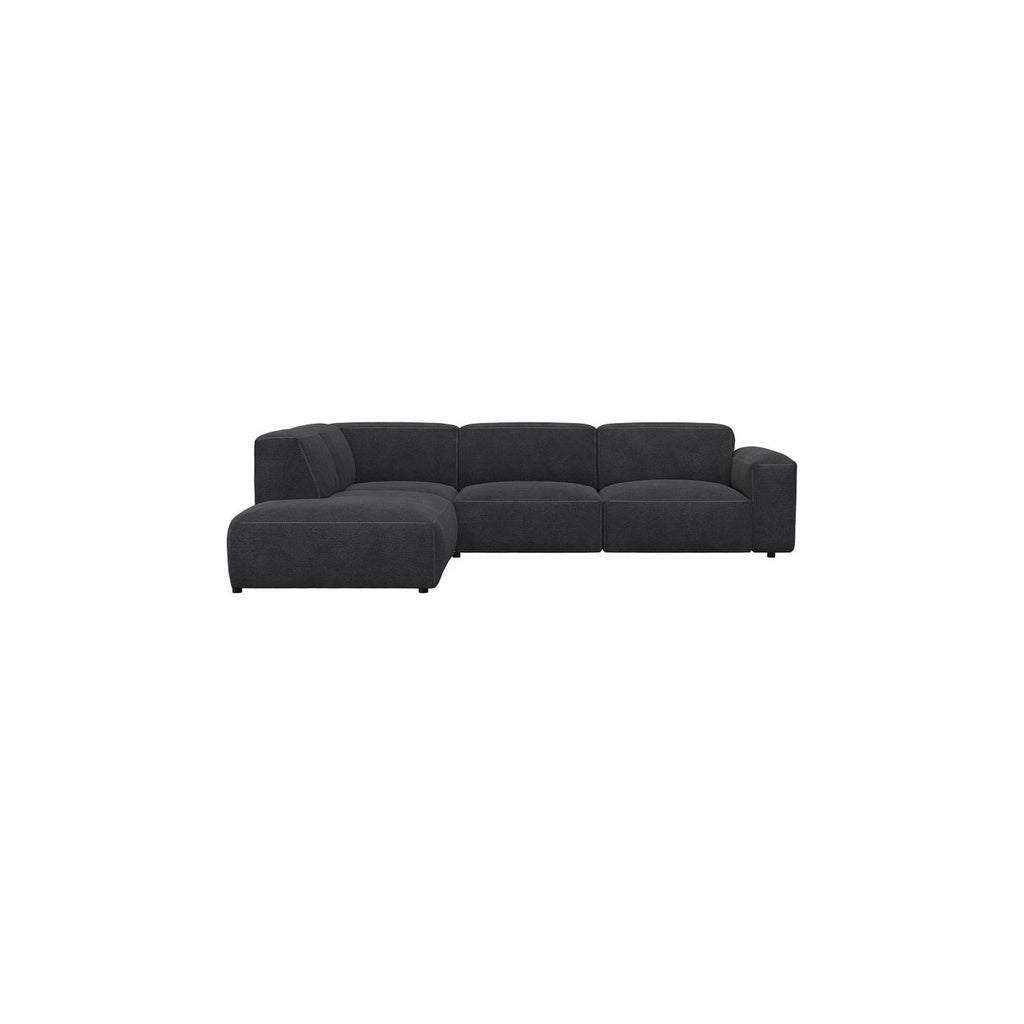 Ecksofa Lucera in Stoff Bormio