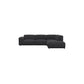 Ecksofa Lucera in Stoff Bormio - 1221 anthracite grey / Ecksofa rechts - Ecksofa Stoff