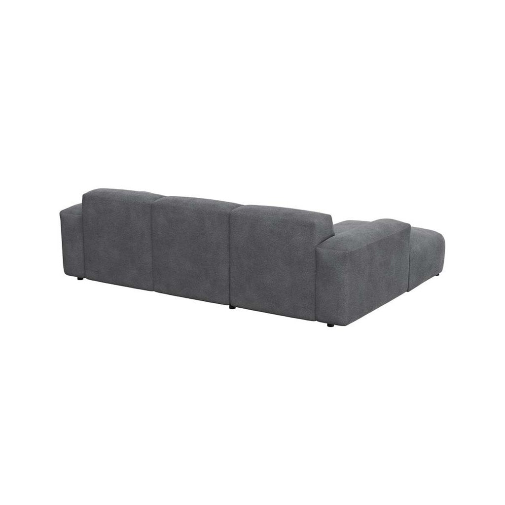 Ecksofa Lucera in Stoff Bormio