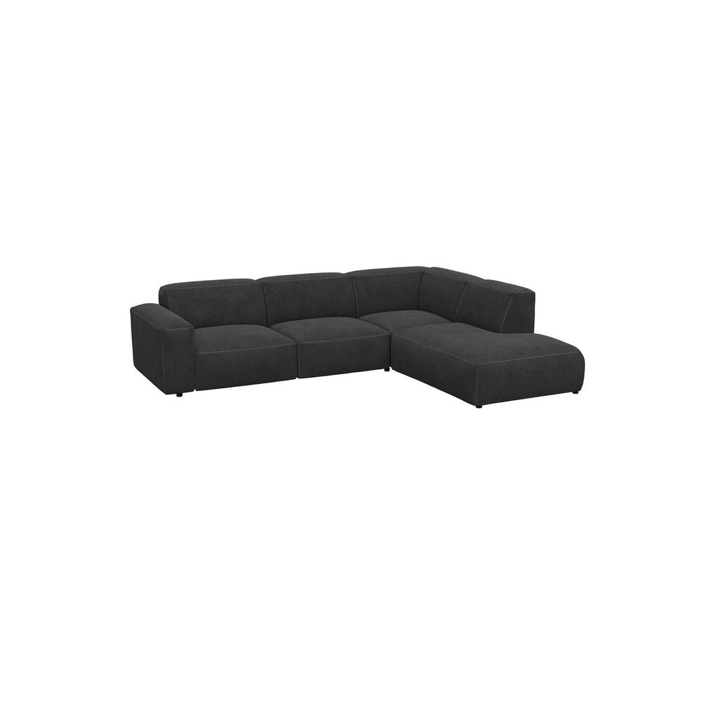 Ecksofa Lucera in Stoff Bormio