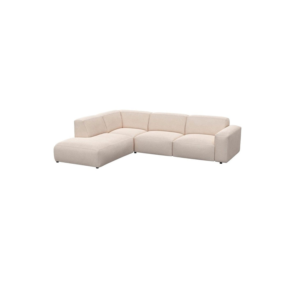 Ecksofa Lucera in Stoff Bormio