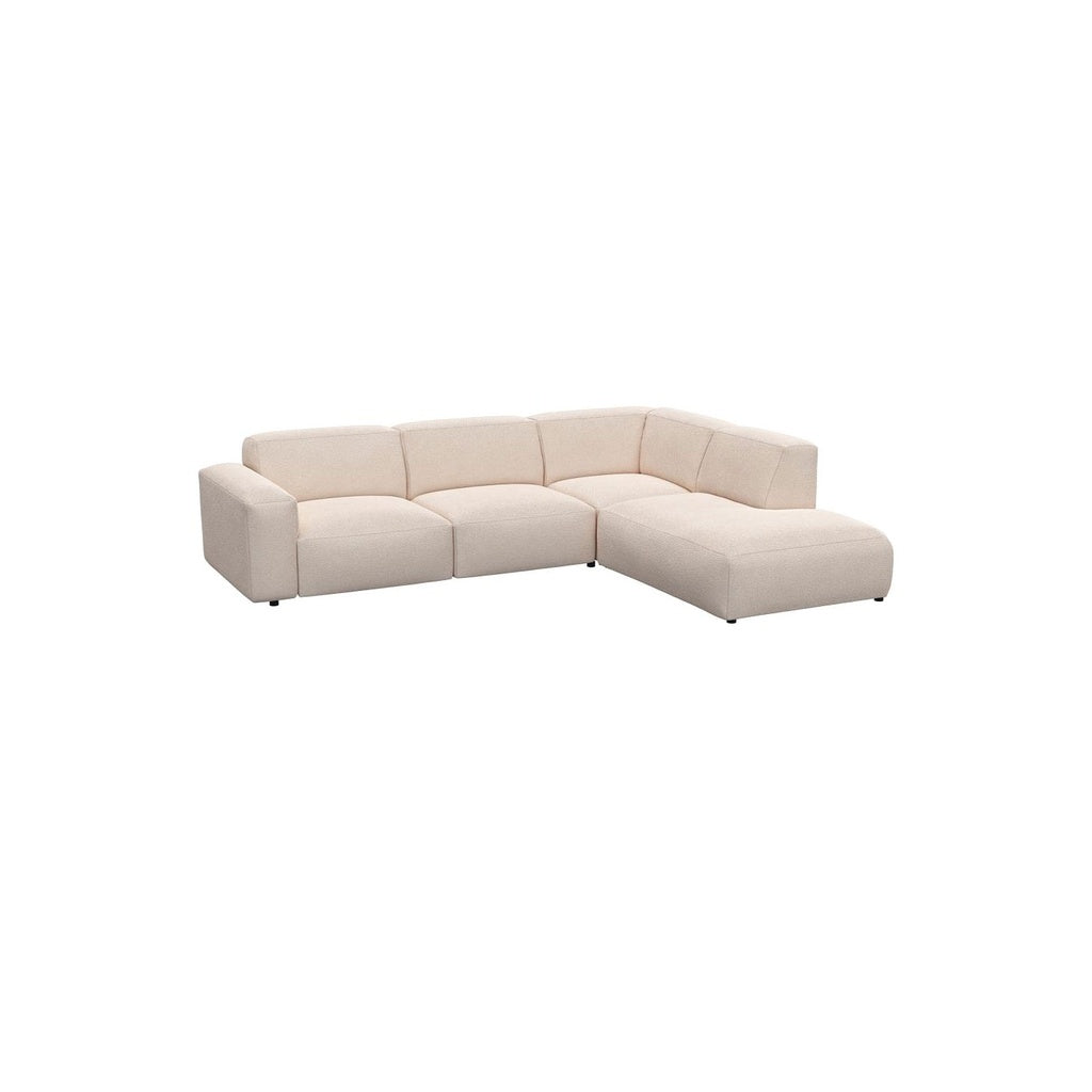 Ecksofa Lucera in Stoff Bormio
