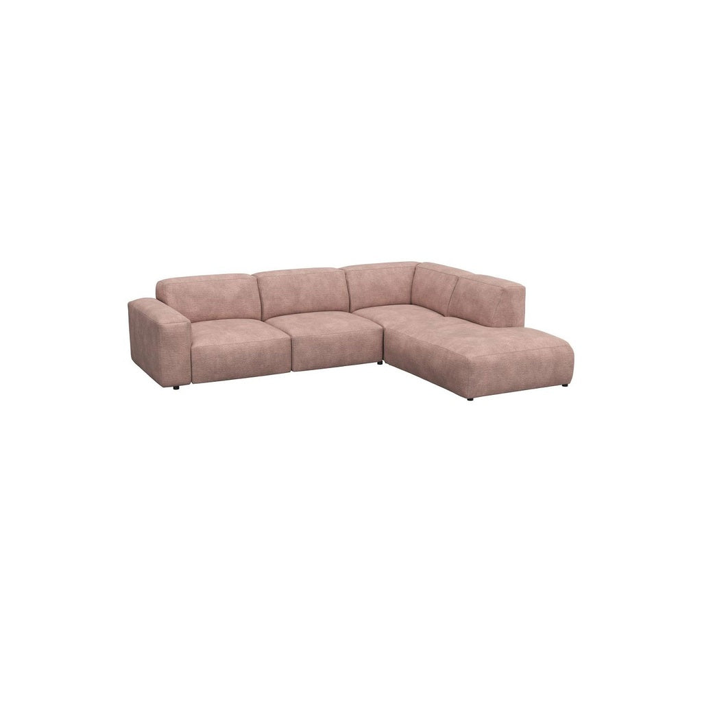 Ecksofa Lucera in Stoff Bormio