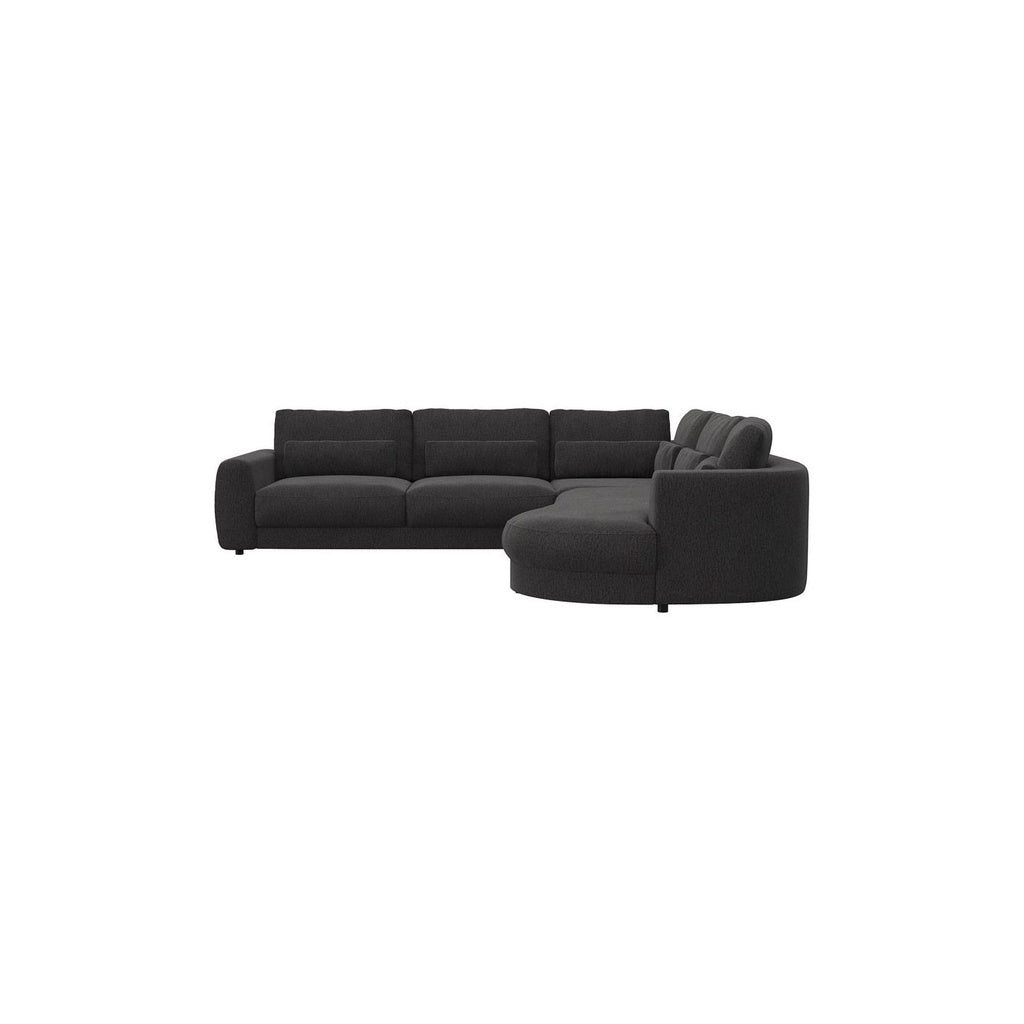 Ecksofa Petrone in Stoff Copparo konfigurierbar