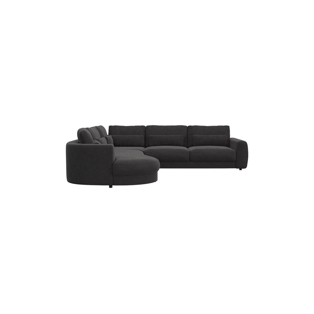 Ecksofa Petrone in Stoff Copparo konfigurierbar