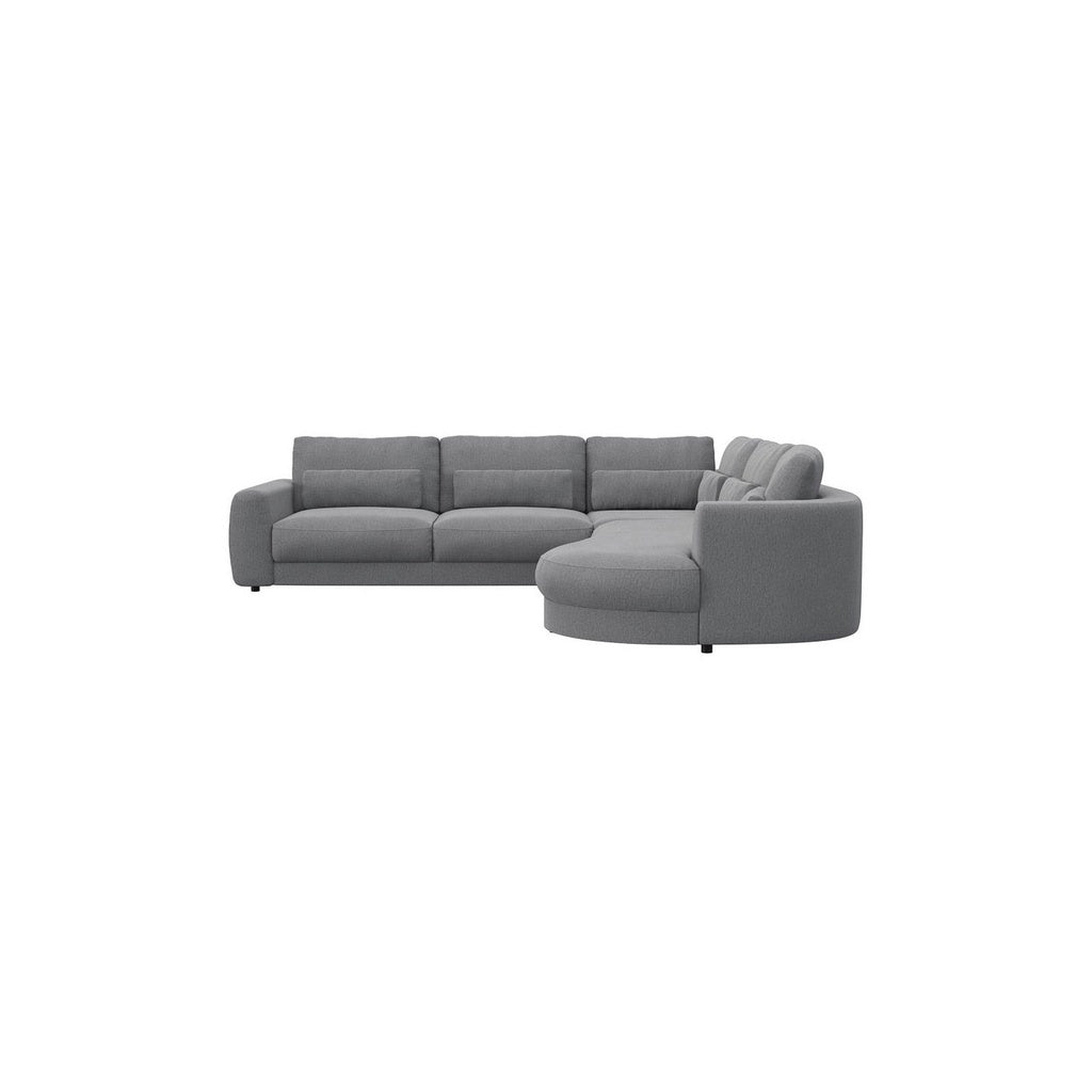 Ecksofa Petrone in Stoff Copparo konfigurierbar