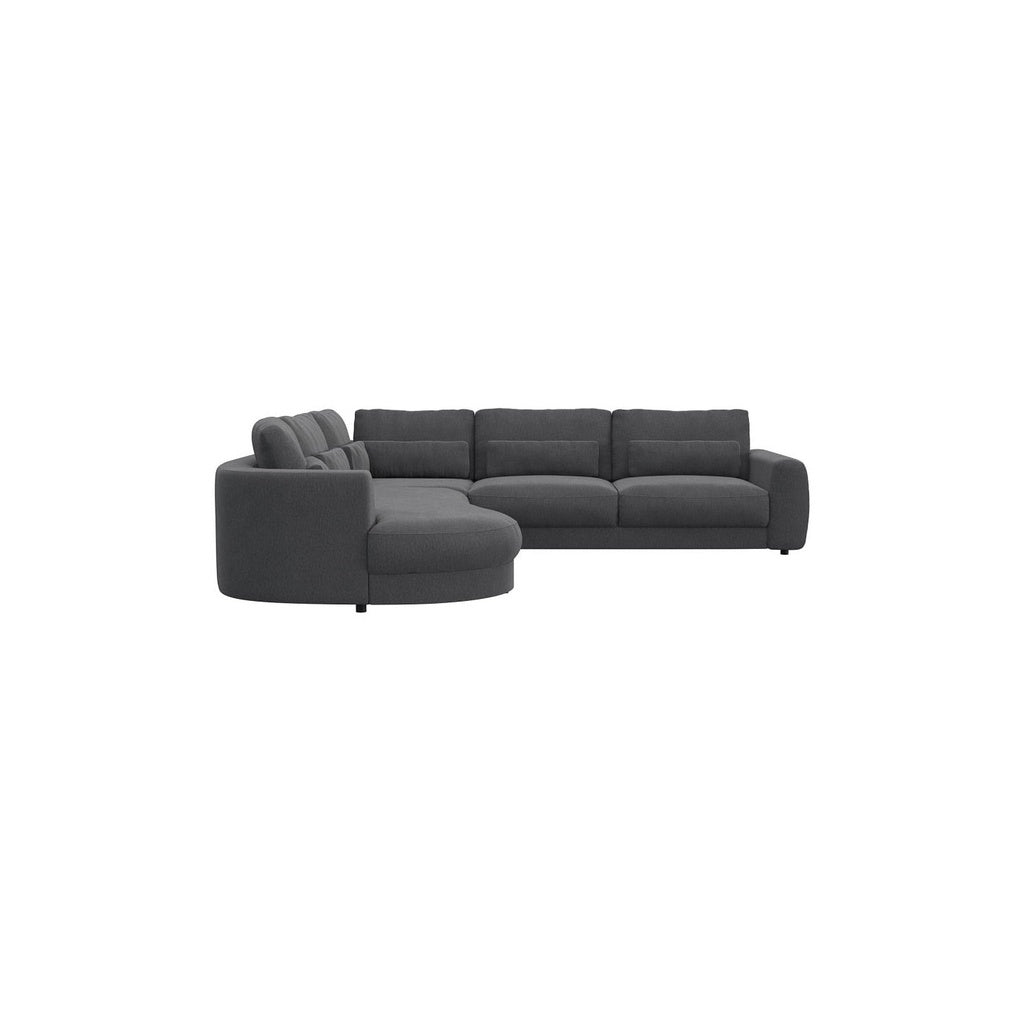 Ecksofa Petrone in Stoff Copparo konfigurierbar