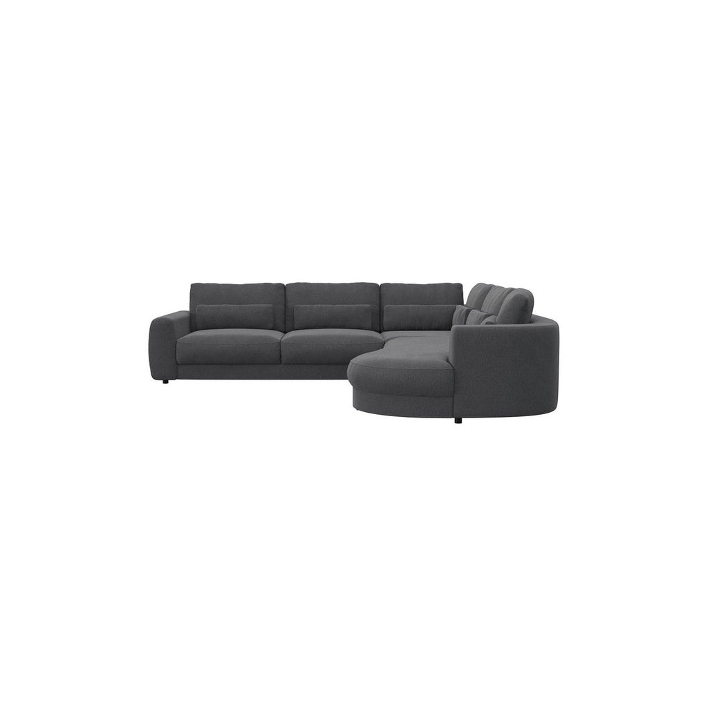 Ecksofa Petrone in Stoff Copparo konfigurierbar