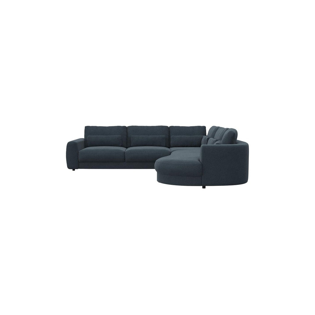 Ecksofa Petrone in Stoff Copparo konfigurierbar