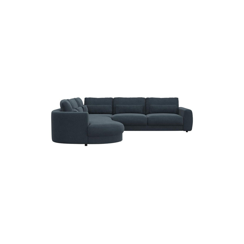 Ecksofa Petrone in Stoff Copparo konfigurierbar