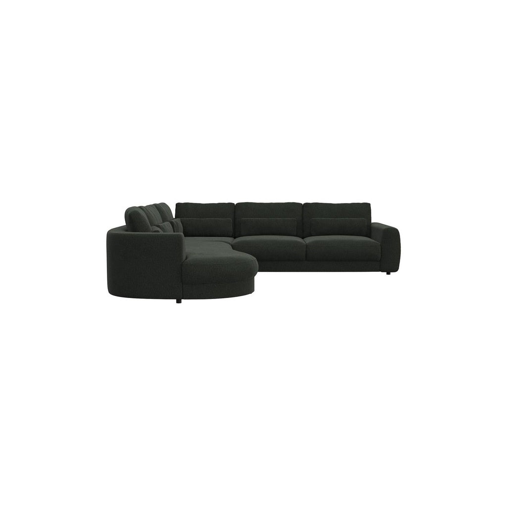 Ecksofa Petrone in Stoff Copparo konfigurierbar