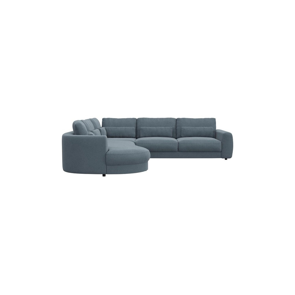 Ecksofa Petrone in Stoff Copparo konfigurierbar