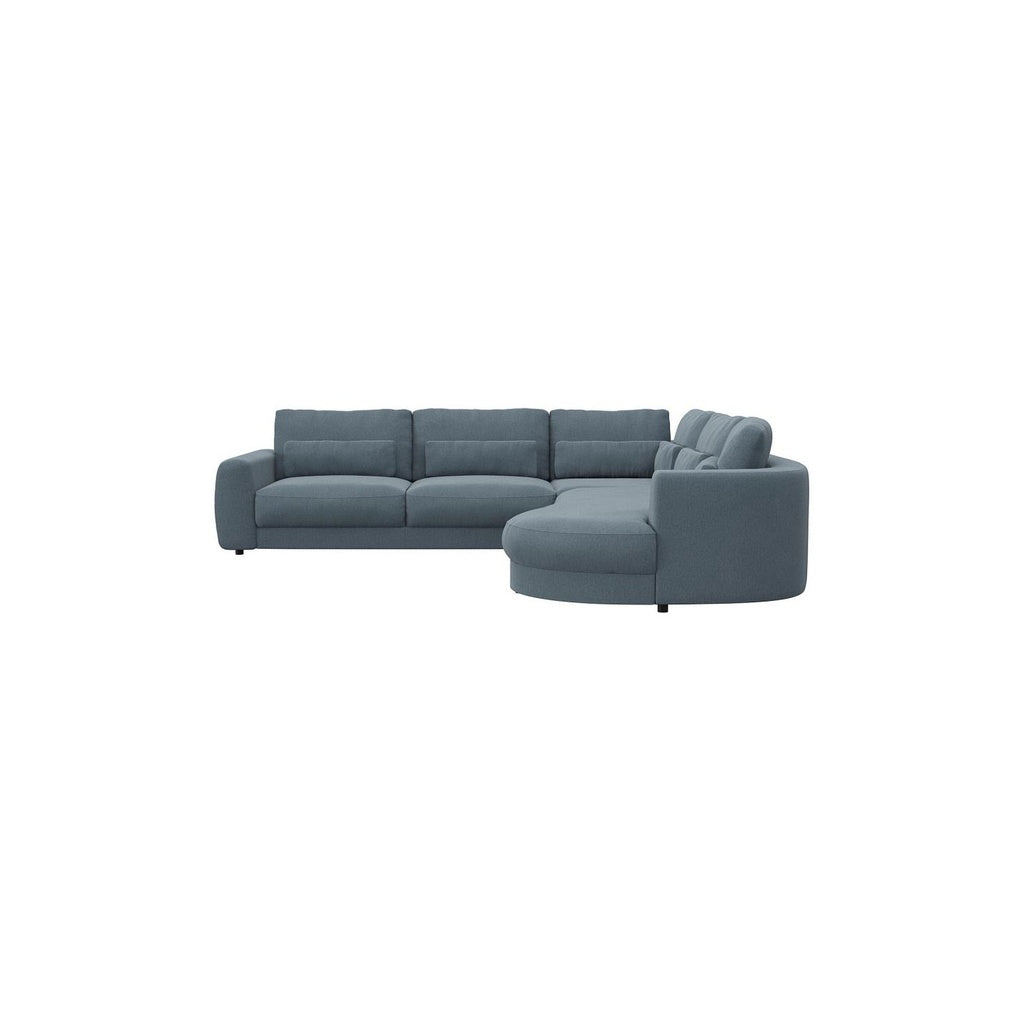 Ecksofa Petrone in Stoff Copparo konfigurierbar