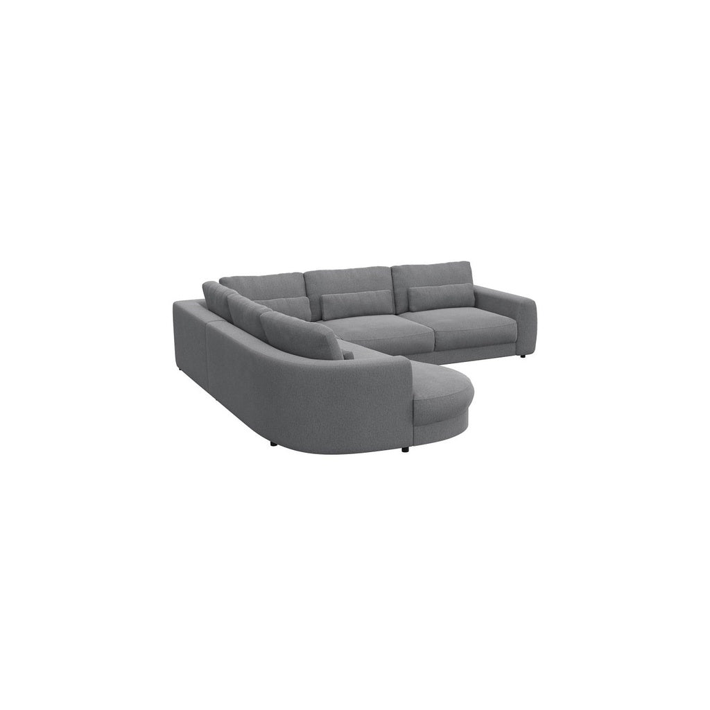 Ecksofa Petrone in Stoff Copparo konfigurierbar