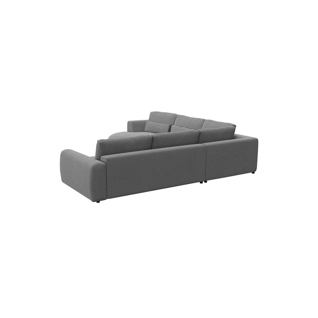 Ecksofa Petrone in Stoff Copparo konfigurierbar