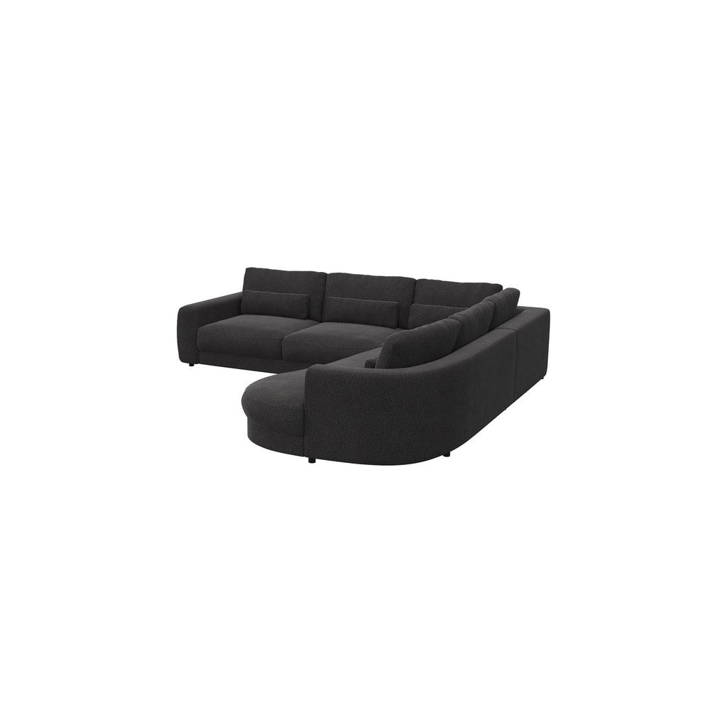 Ecksofa Petrone in Stoff Copparo konfigurierbar