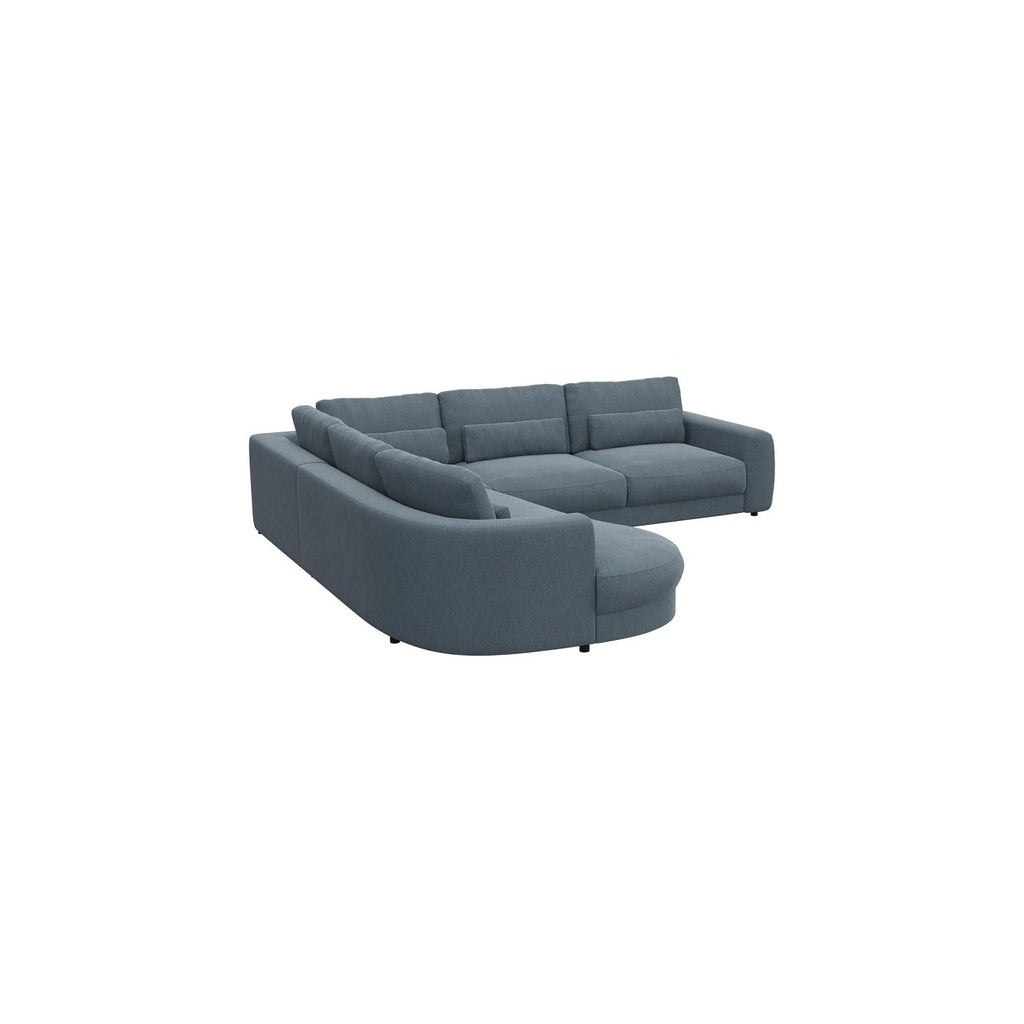 Ecksofa Petrone in Stoff Copparo konfigurierbar