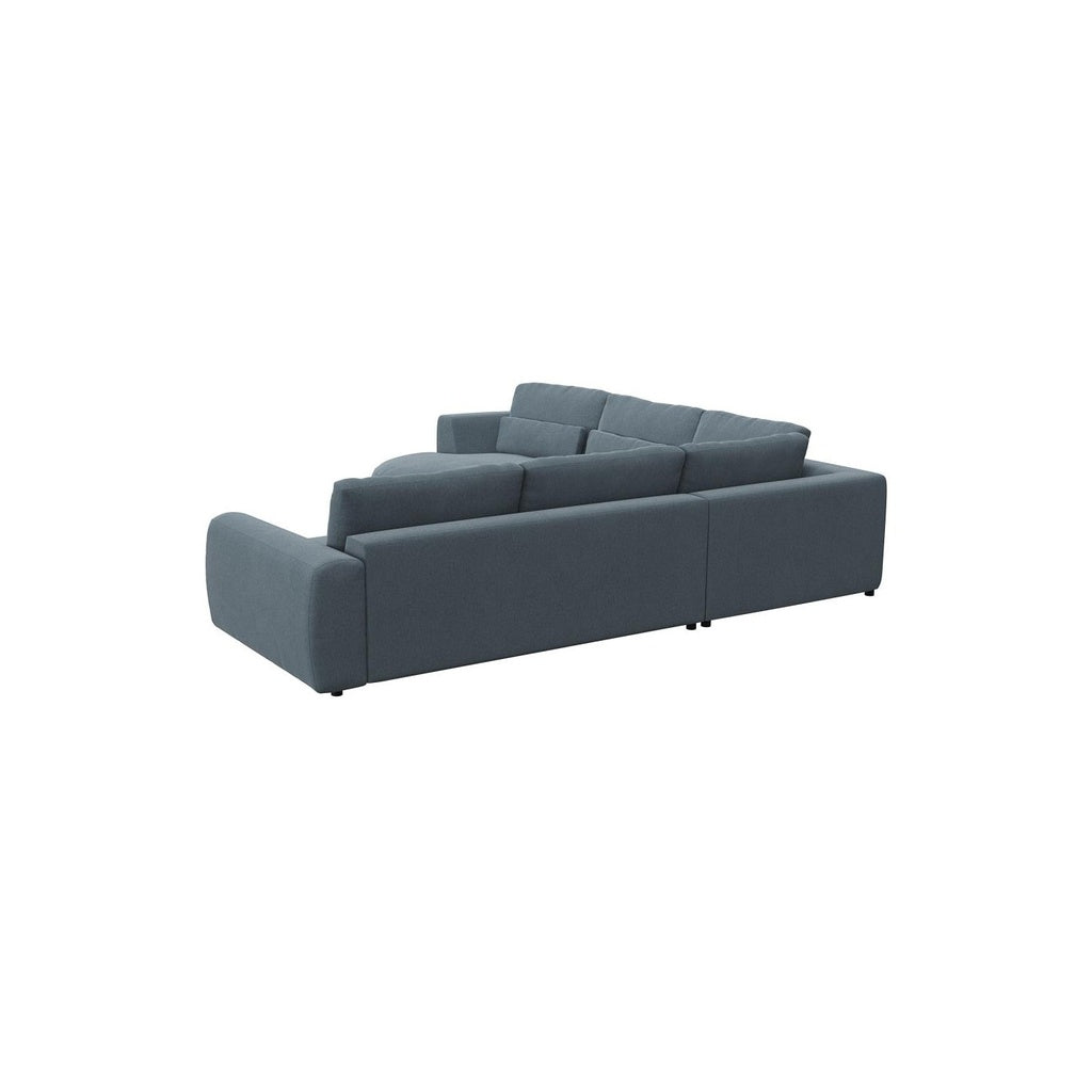 Ecksofa Petrone in Stoff Copparo konfigurierbar