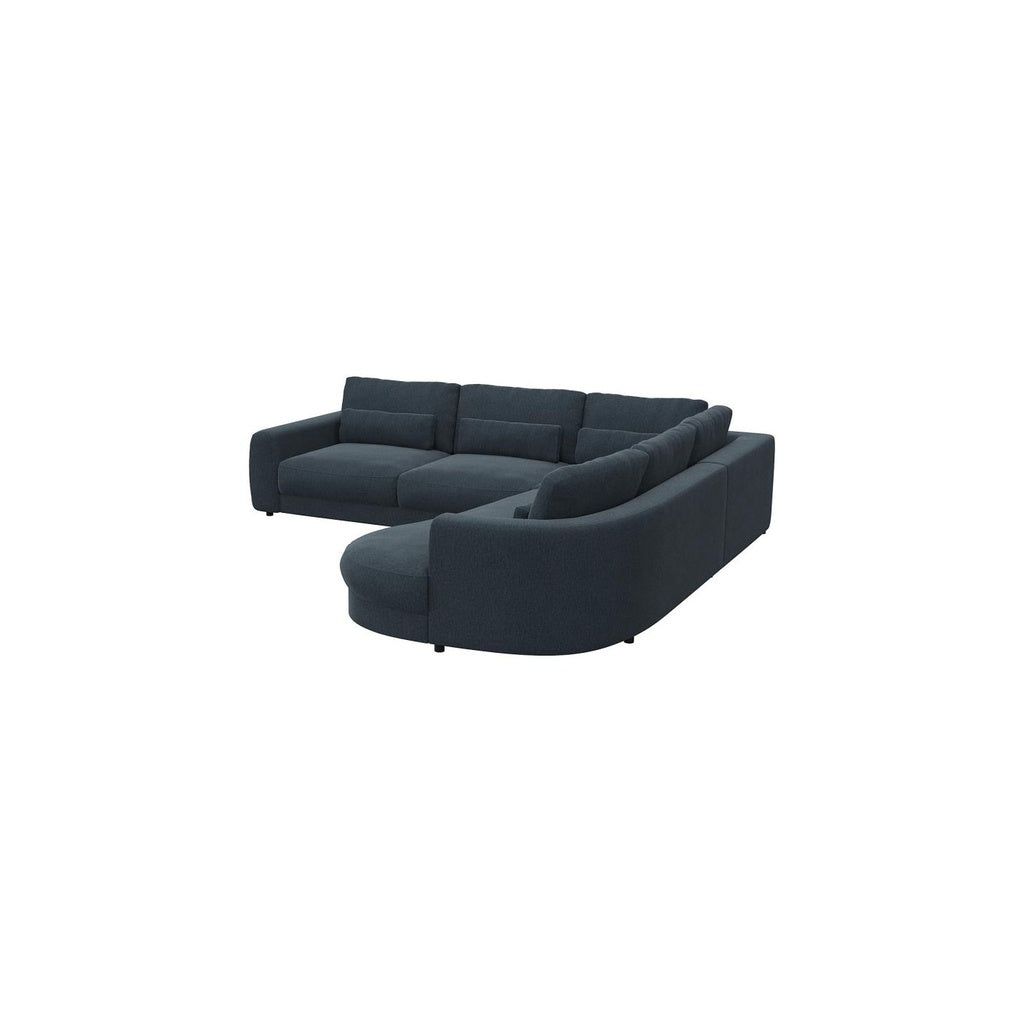 Ecksofa Petrone in Stoff Copparo konfigurierbar