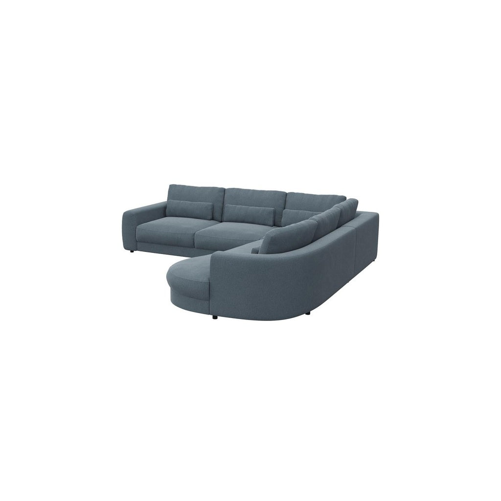 Ecksofa Petrone in Stoff Copparo konfigurierbar