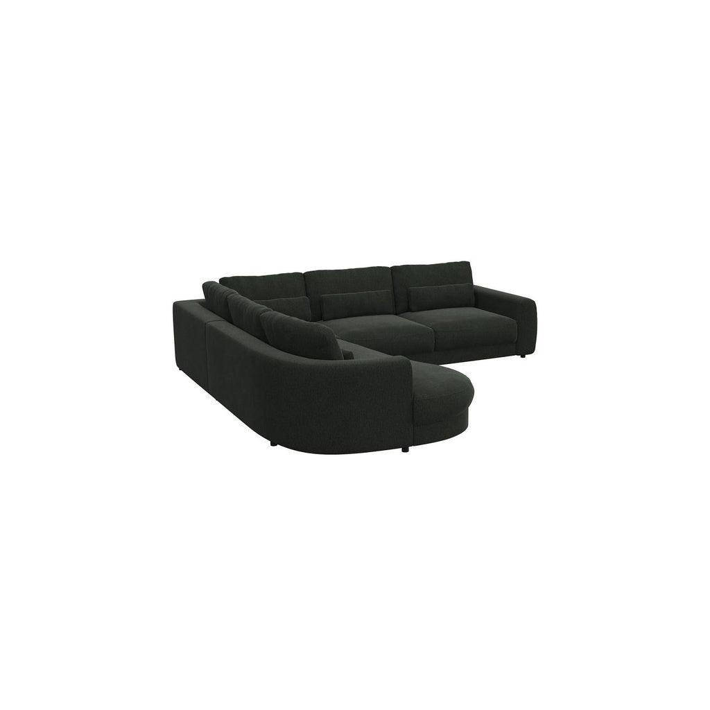 Ecksofa Petrone in Stoff Copparo konfigurierbar