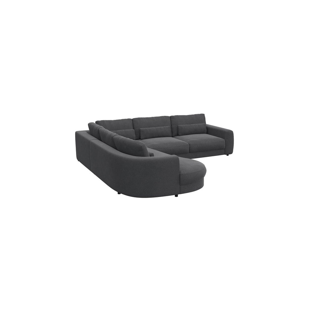 Ecksofa Petrone in Stoff Copparo konfigurierbar