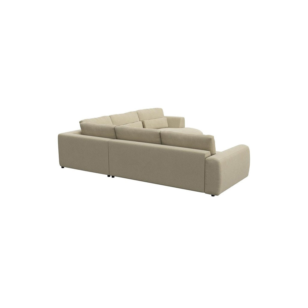 Ecksofa Petrone in Stoff Copparo konfigurierbar