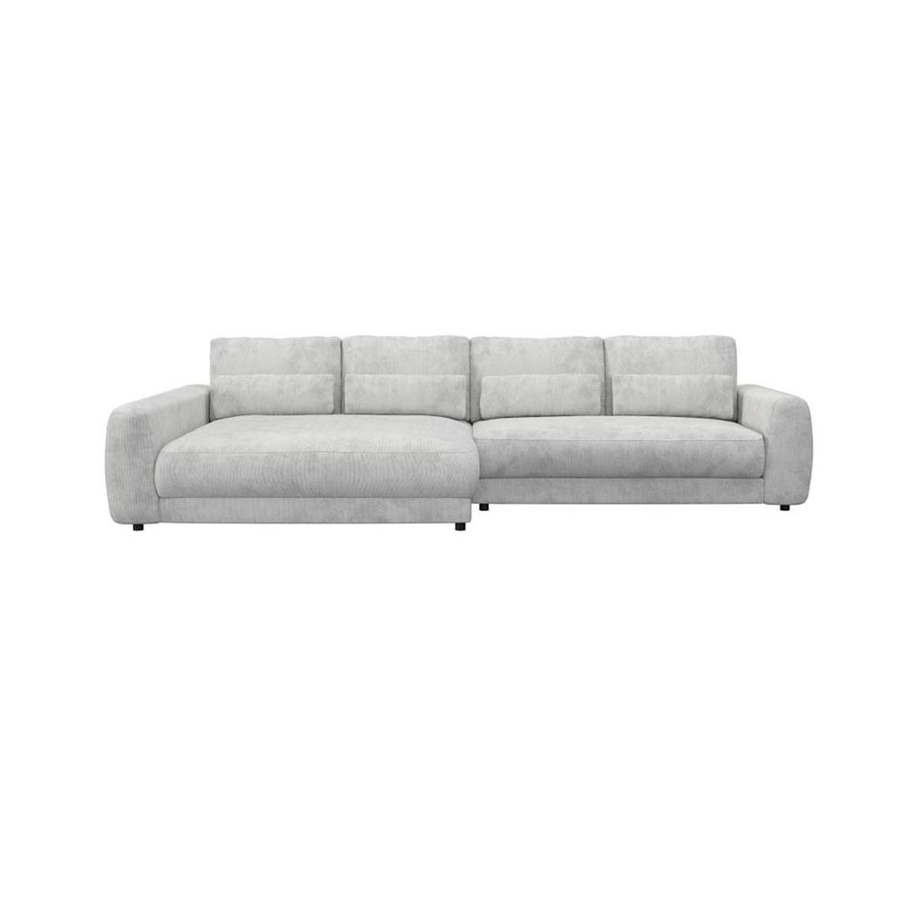 Ecksofa Petrone in Stoff Lima konfigurierbar