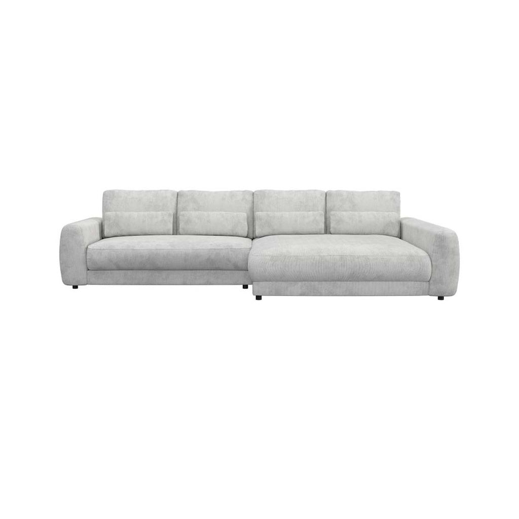 Ecksofa Petrone in Stoff Lima konfigurierbar