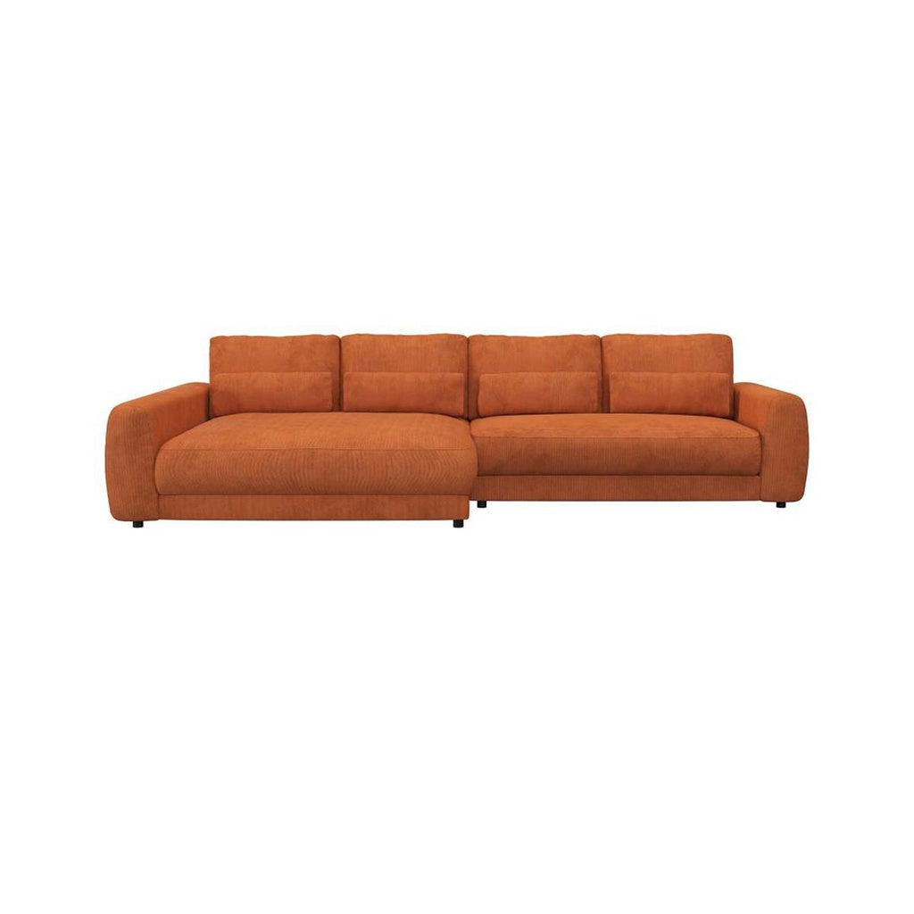 Ecksofa Petrone in Stoff Lima konfigurierbar