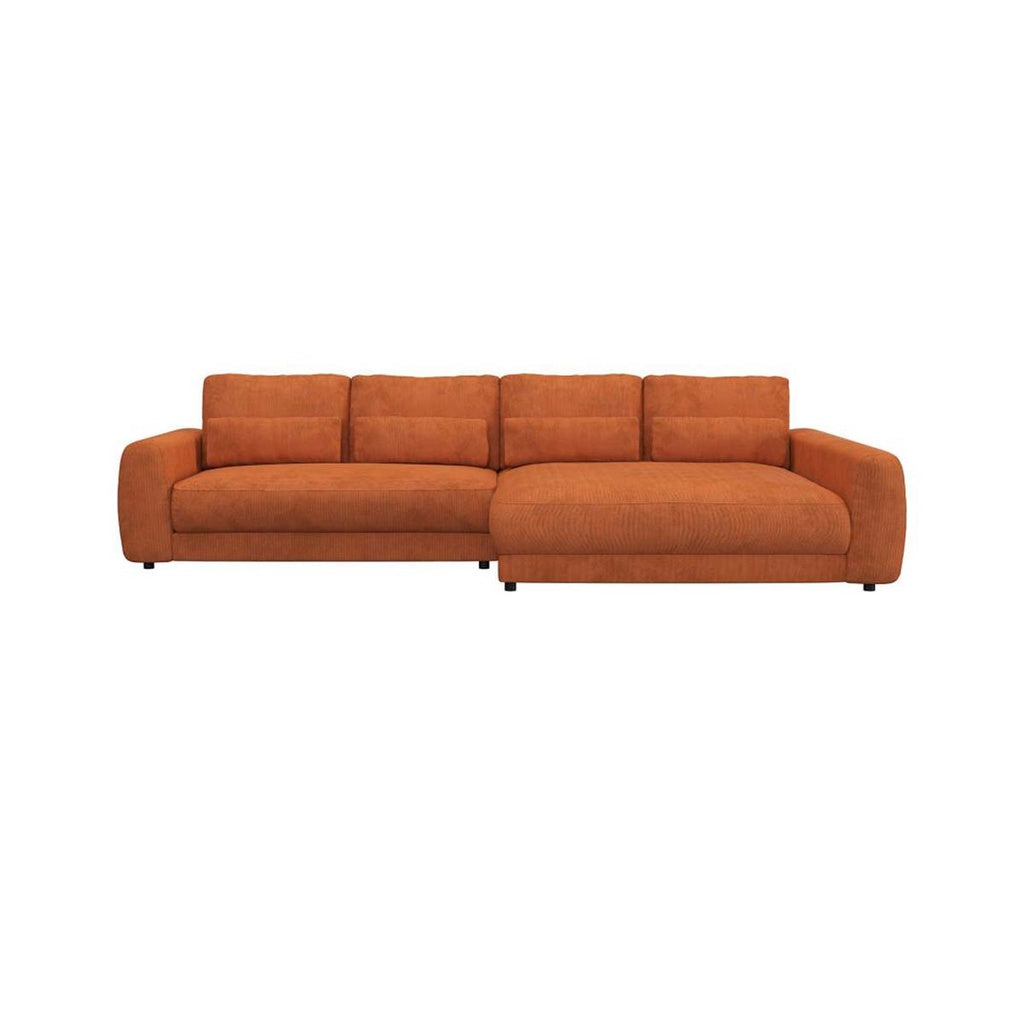 Ecksofa Petrone in Stoff Lima konfigurierbar