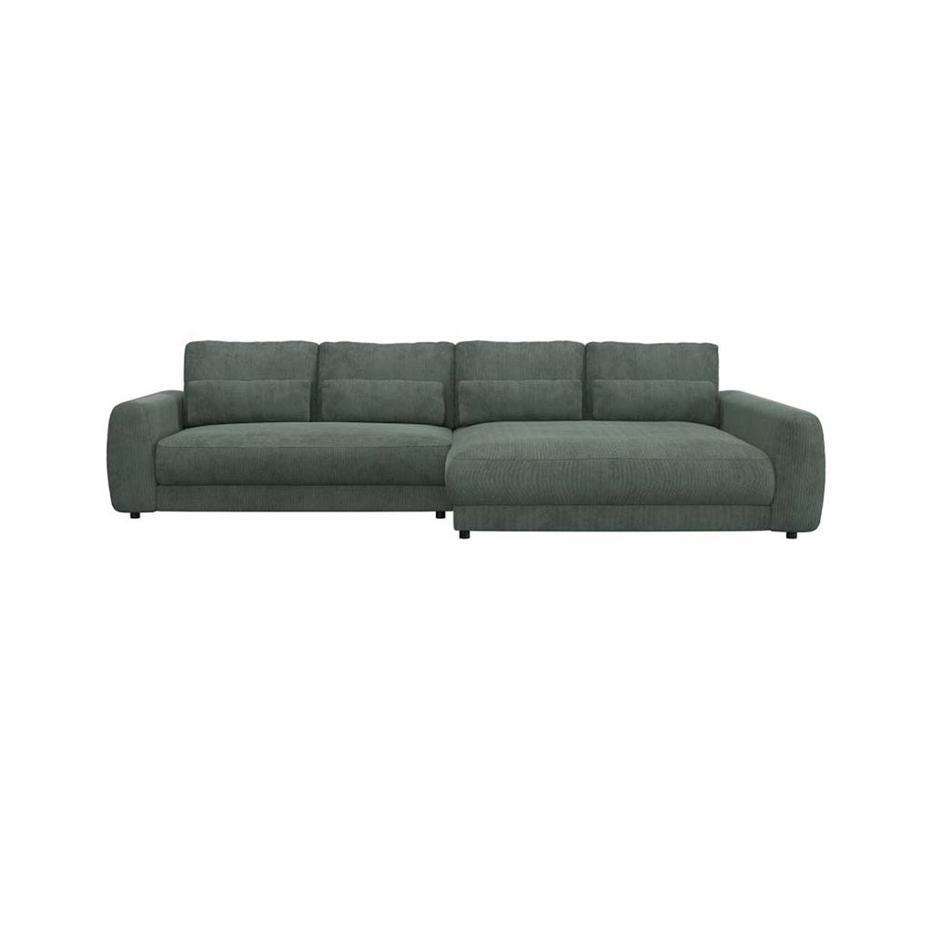 Ecksofa Petrone in Stoff Lima konfigurierbar