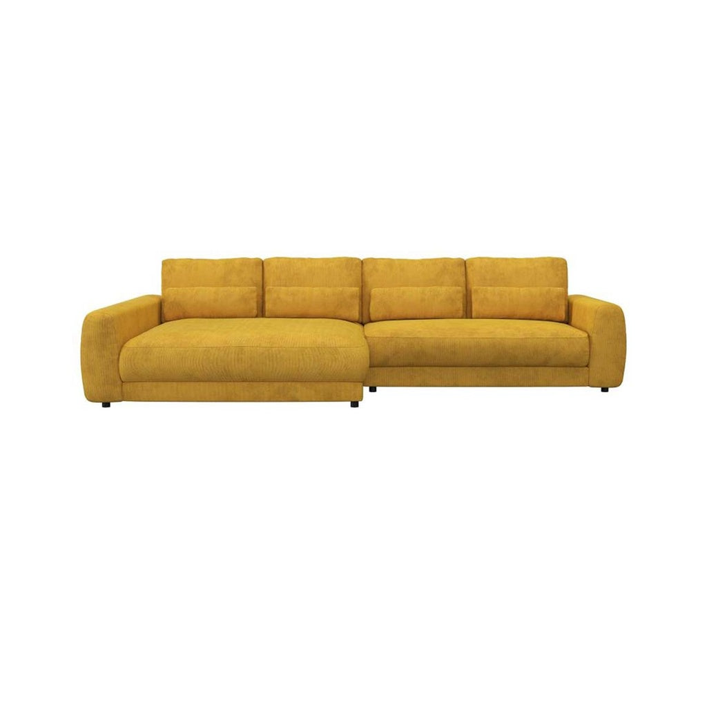 Ecksofa Petrone in Stoff Lima konfigurierbar