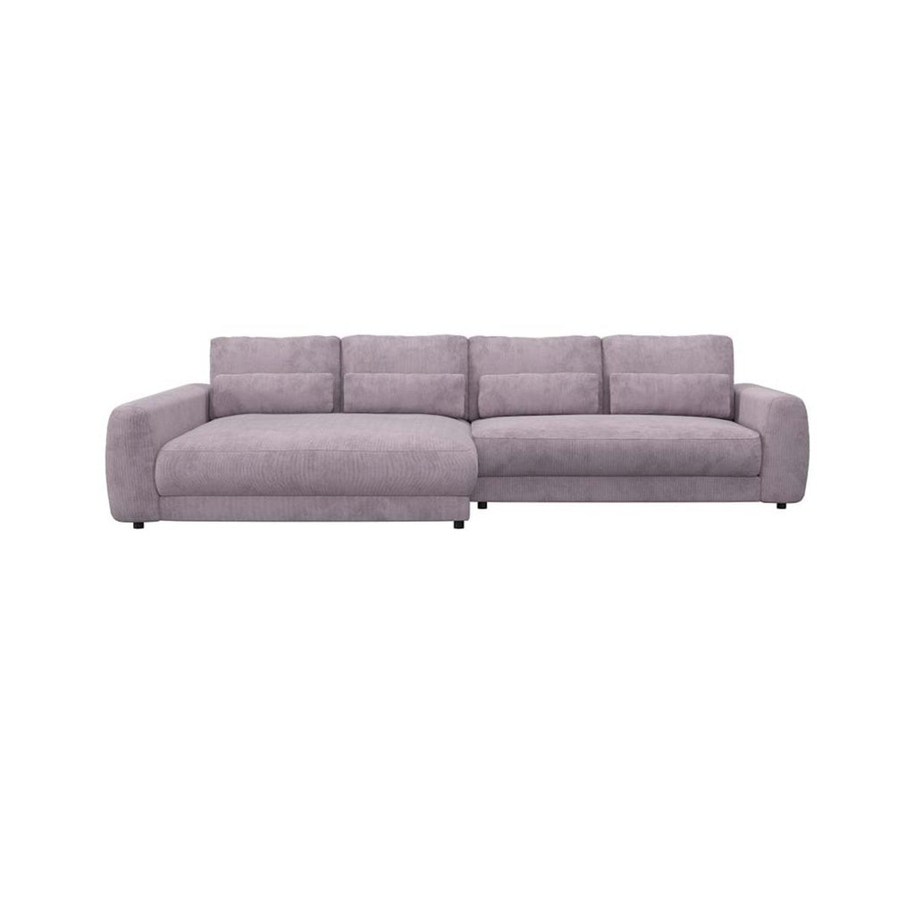 Ecksofa Petrone in Stoff Lima konfigurierbar