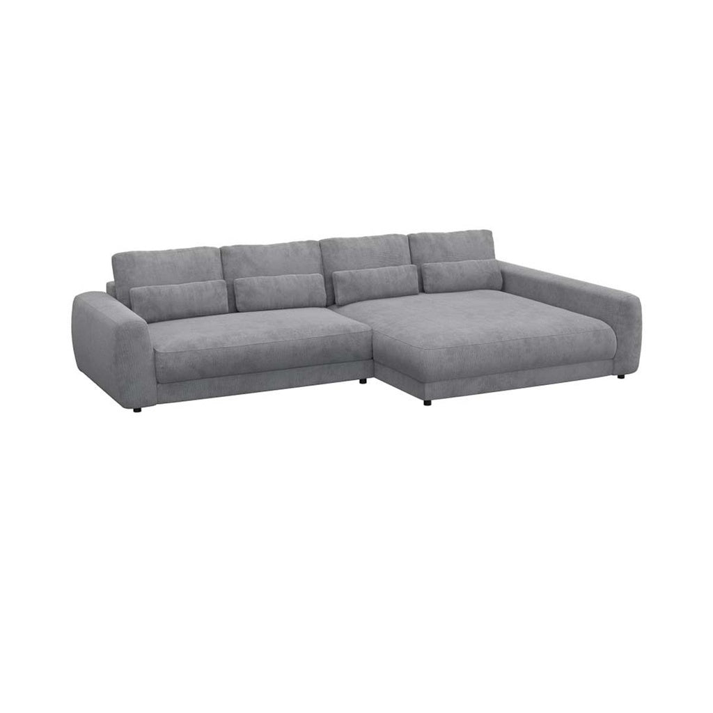 Ecksofa Petrone in Stoff Lima konfigurierbar