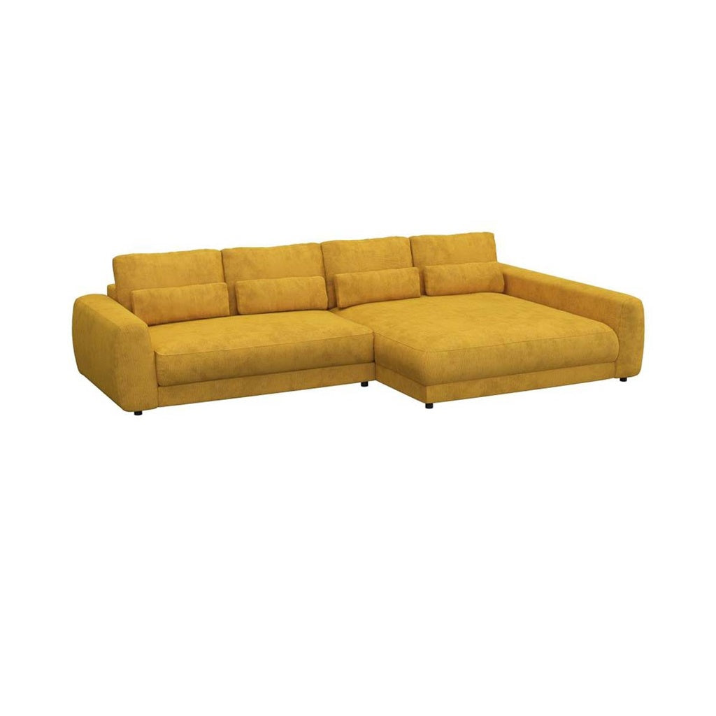 Ecksofa Petrone in Stoff Lima konfigurierbar
