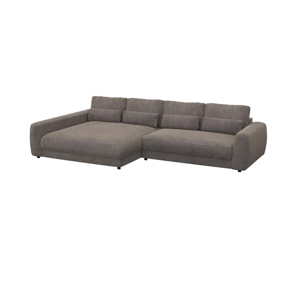 Ecksofa Petrone in Stoff Lima konfigurierbar