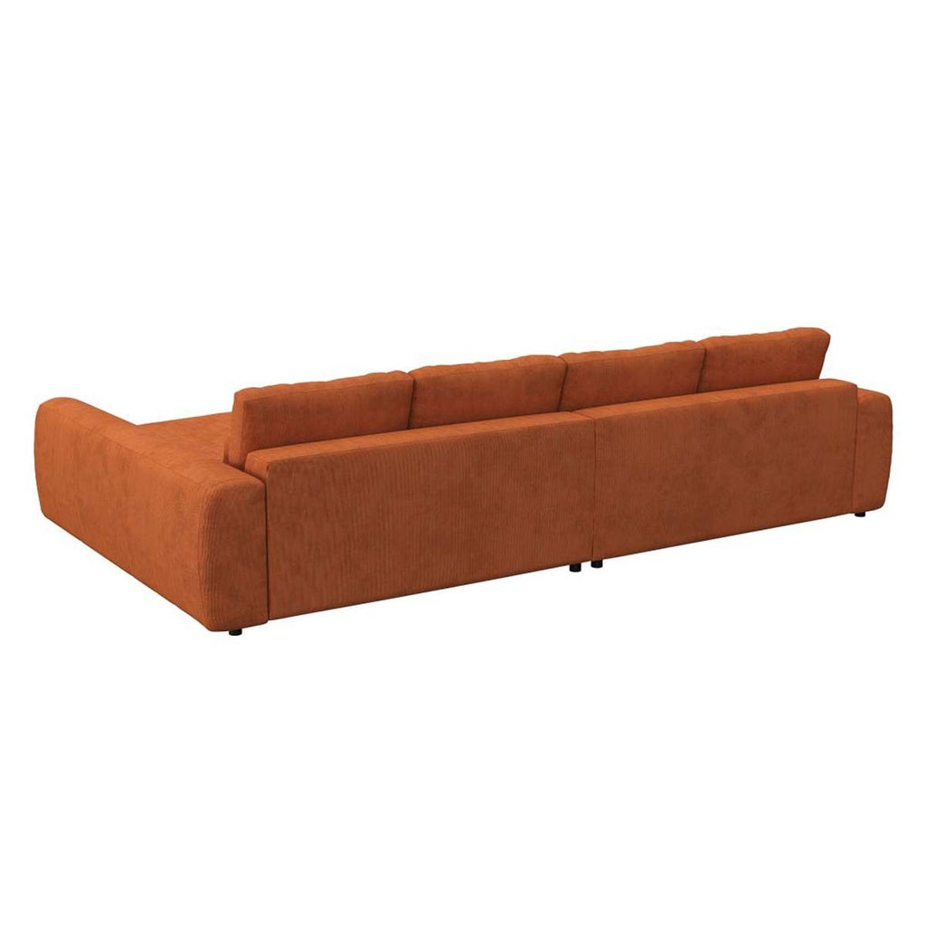 Ecksofa Petrone in Stoff Lima konfigurierbar