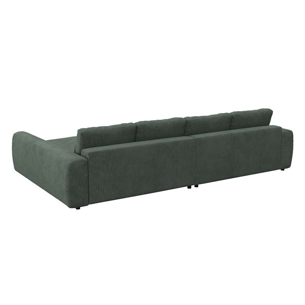 Ecksofa Petrone in Stoff Lima konfigurierbar